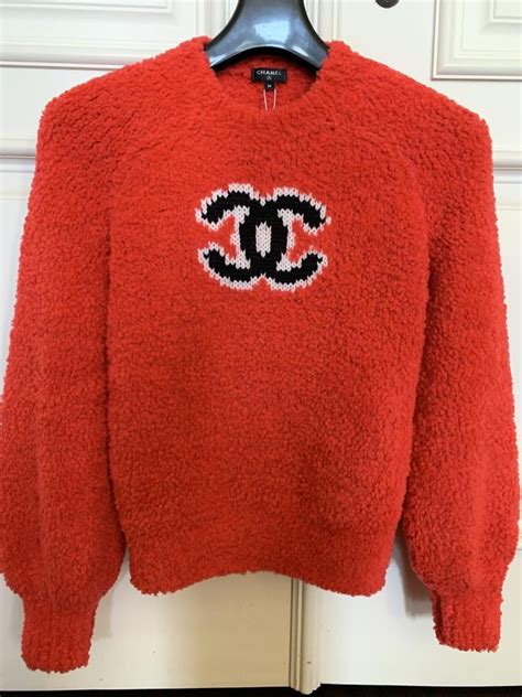 red chanel jumper|chanel sleeveless sweater.